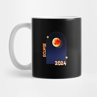 Total Eclipse Over Little Rock, Arkansas - 2024 Mug